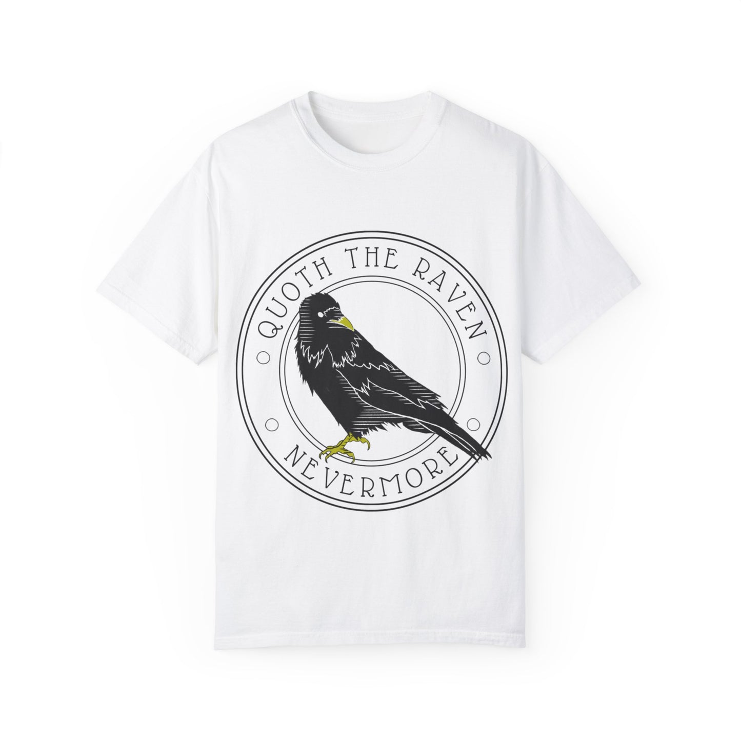 Edgar Allan Poe Raven Literary T-shirt, Unisex Tee, Book Lover Gift, Classic Literature Shirt, Vintage Novel Top