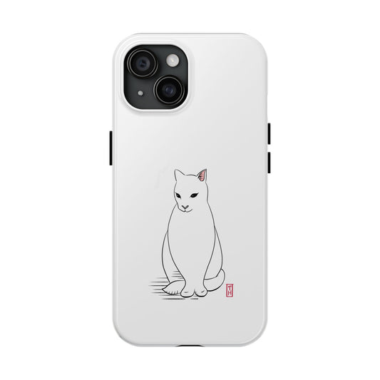 Cat Tough Phone Cases, Durable Phone Covers, Kitty Phone Protectors, Animal Lover Gifts, Cute Feline Accessories