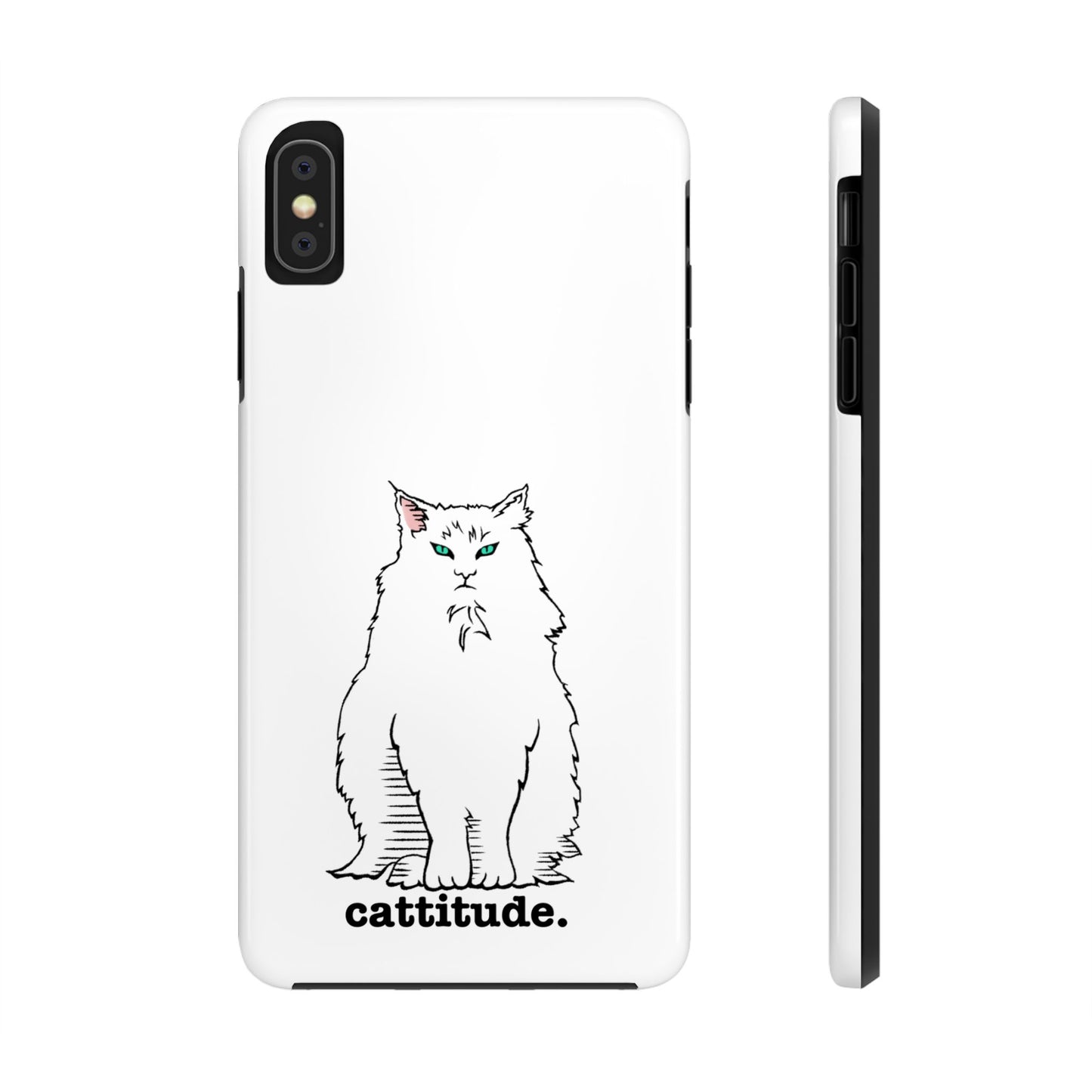 Grumpy Cat Phone Cases, Cat with Attitude Curmudgeon, Funny Kitty Phone Covers, Cool Feline Tech Accessories, Bold Kitten Device Protectors,