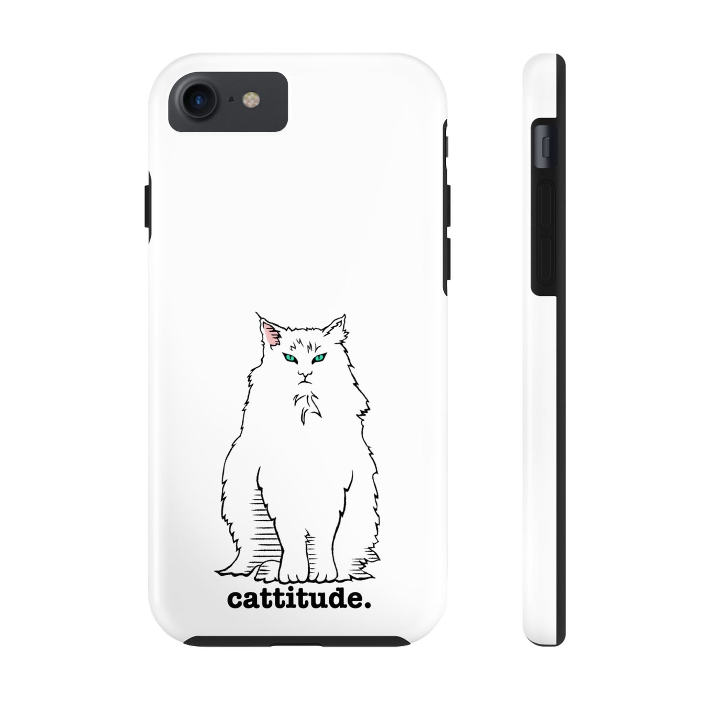 Grumpy Cat Phone Cases, Cat with Attitude Curmudgeon, Funny Kitty Phone Covers, Cool Feline Tech Accessories, Bold Kitten Device Protectors,