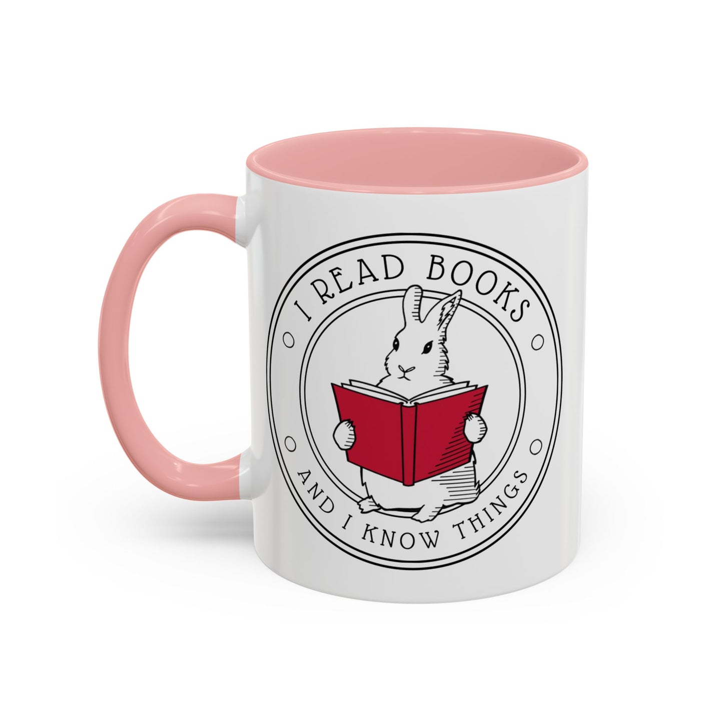 Book Lover Mug, Judgmental Bunny, I Read Books Bookish Mug for Booktrovert, Book Club Gifts, Bookworm, Book Nook, Book Shelf Decor