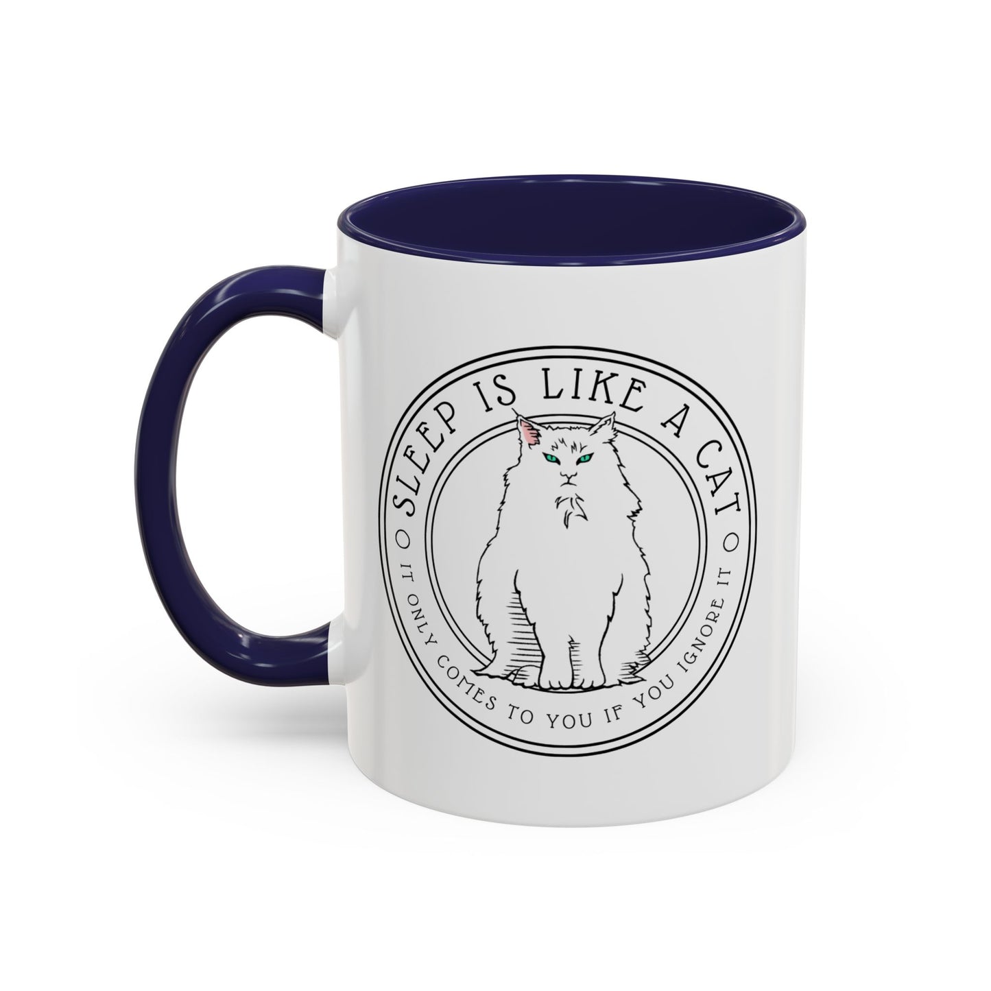 Cat Lover Mug, 'Sleep is Like a Cat' Quote from 'Gone Girl' by Gillian Flynn, Gifts for Cat Lovers Bookish Merch Literary Gift Book Nook