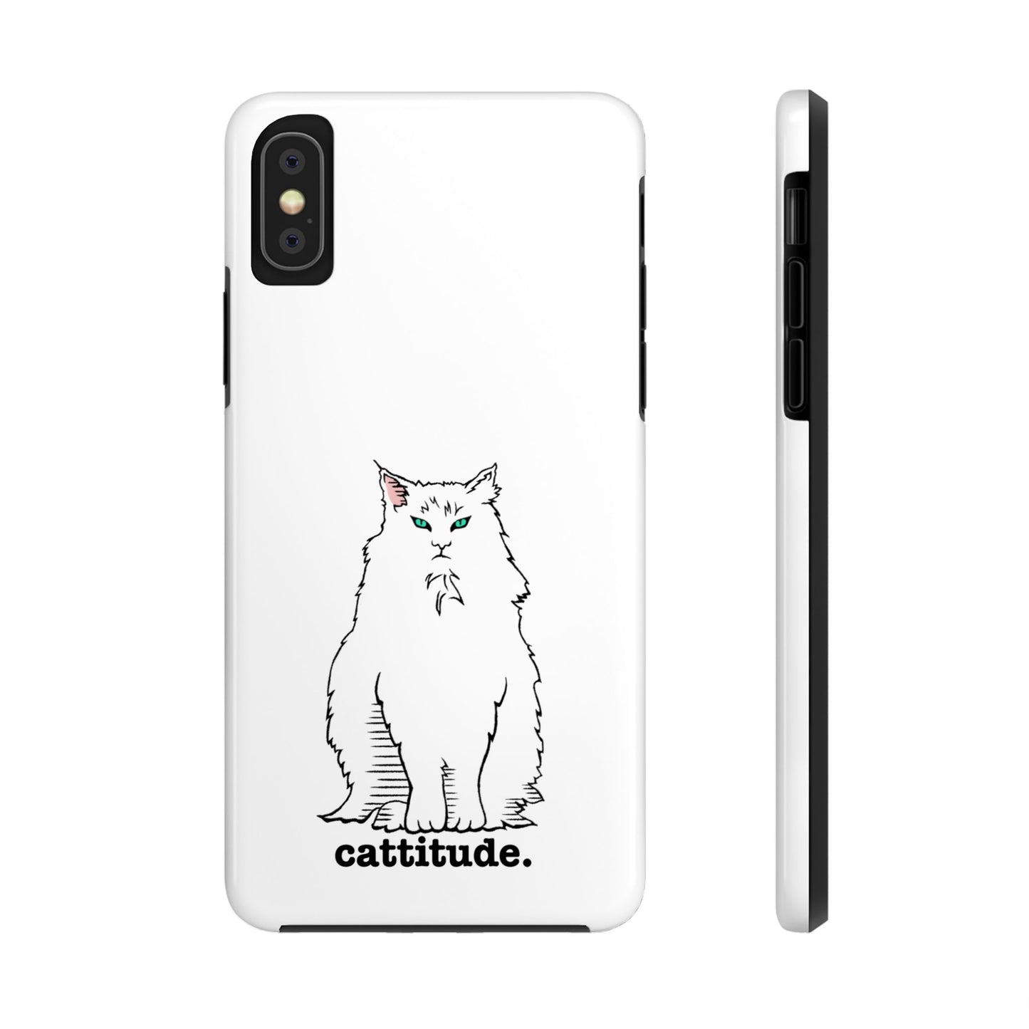 Grumpy Cat Phone Cases, Cat with Attitude Curmudgeon, Funny Kitty Phone Covers, Cool Feline Tech Accessories, Bold Kitten Device Protectors,