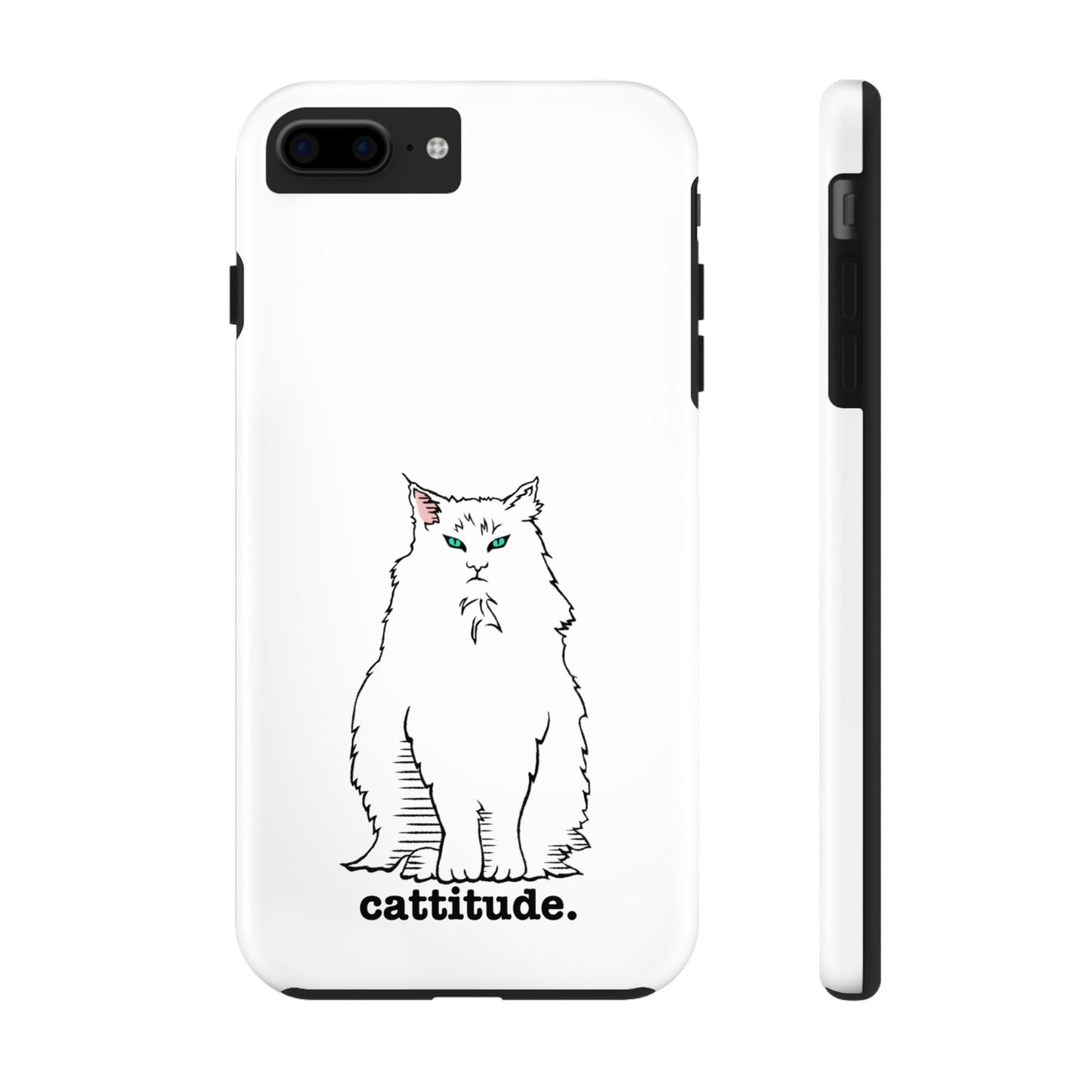 Grumpy Cat Phone Cases, Cat with Attitude Curmudgeon, Funny Kitty Phone Covers, Cool Feline Tech Accessories, Bold Kitten Device Protectors,