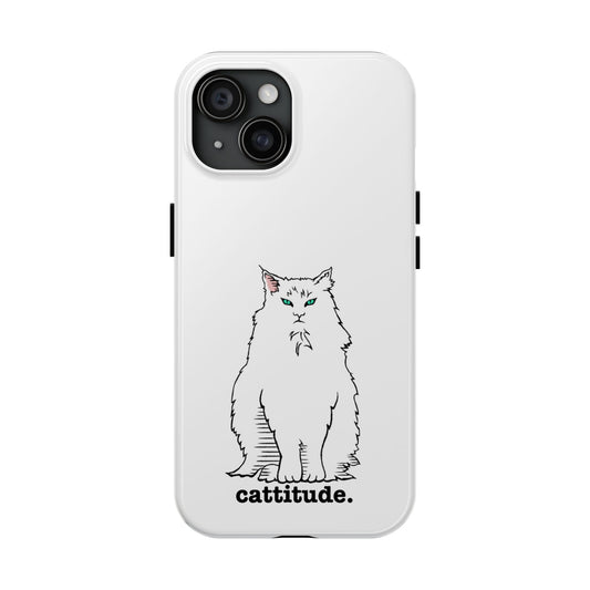 Grumpy Cat Phone Cases, Cat with Attitude Curmudgeon, Funny Kitty Phone Covers, Cool Feline Tech Accessories, Bold Kitten Device Protectors,