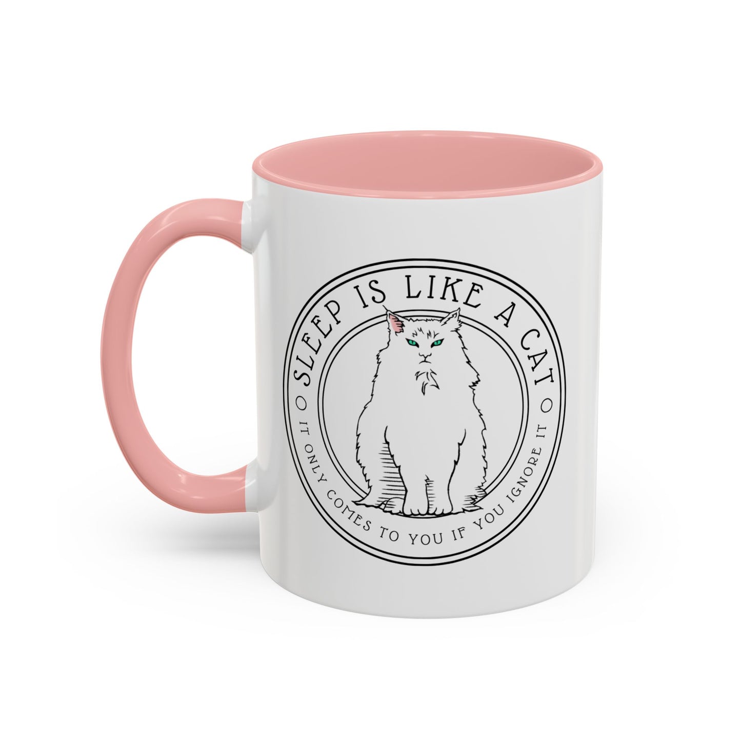 Cat Lover Mug, 'Sleep is Like a Cat' Quote from 'Gone Girl' by Gillian Flynn, Gifts for Cat Lovers Bookish Merch Literary Gift Book Nook