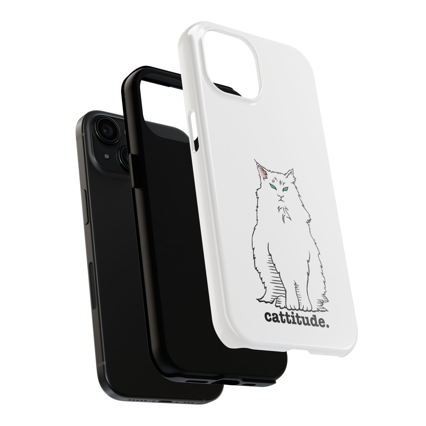 Grumpy Cat Phone Cases, Cat with Attitude Curmudgeon, Funny Kitty Phone Covers, Cool Feline Tech Accessories, Bold Kitten Device Protectors,