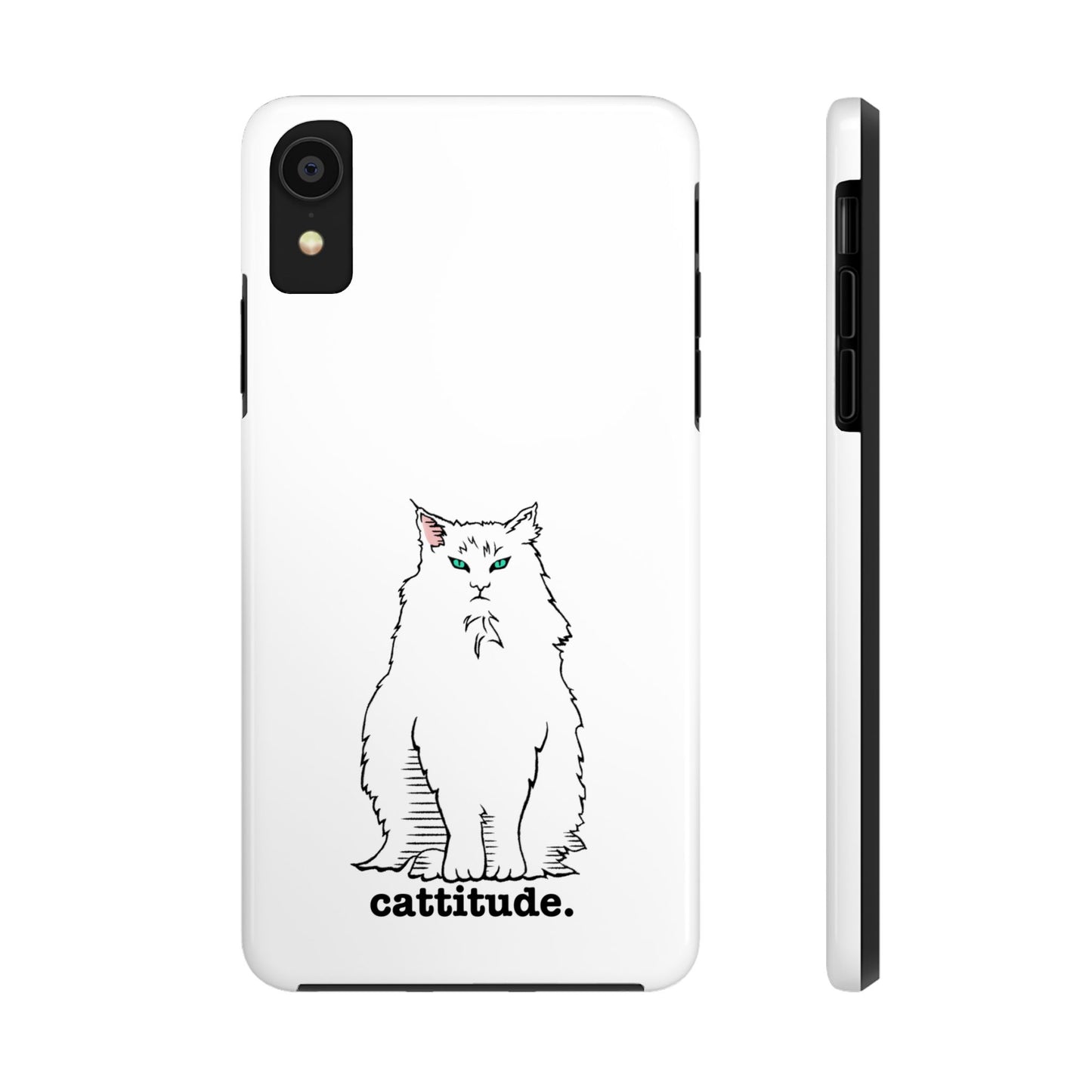 Grumpy Cat Phone Cases, Cat with Attitude Curmudgeon, Funny Kitty Phone Covers, Cool Feline Tech Accessories, Bold Kitten Device Protectors,