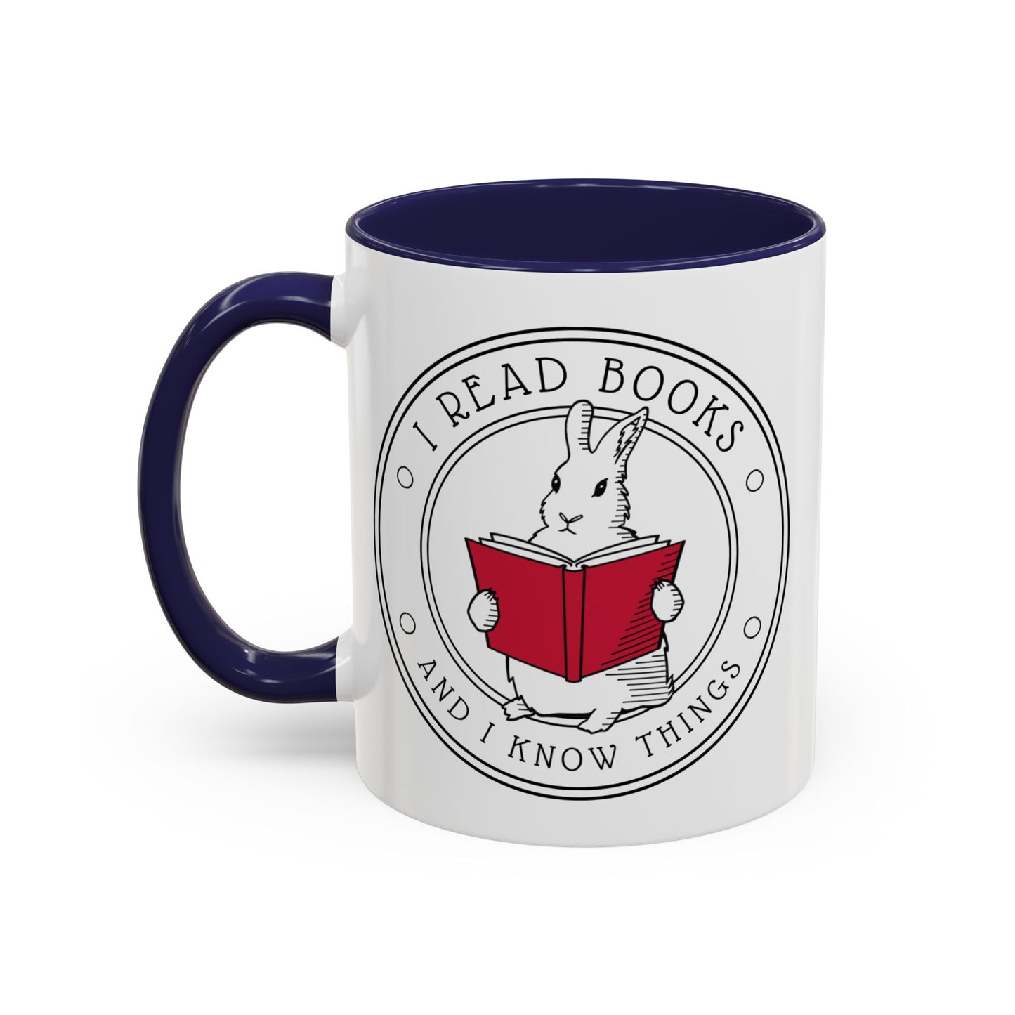 Book Lover Mug, Judgmental Bunny, I Read Books Bookish Mug for Booktrovert, Book Club Gifts, Bookworm, Book Nook, Book Shelf Decor